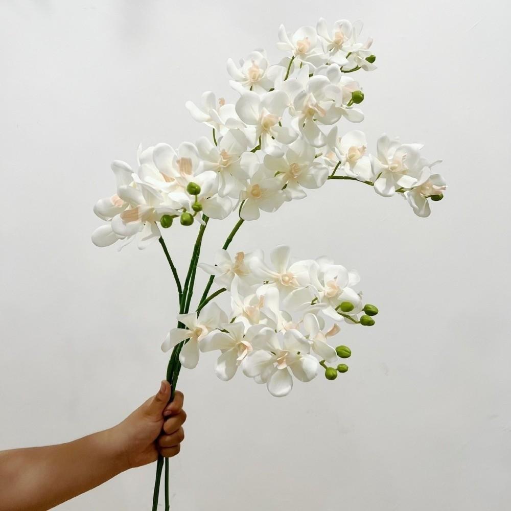 Long Branch Fake Flower Hanging Vanda Flower 3D Artificial Phalaenopsis  Wedding Decoration