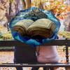 Dreamy Garden Castle Pattern, Automatic Folding Umbrella, Portable and Foldable Design, 8 Ribs, a Christmas or Birthday Gift.