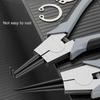 Professional 4Piece Snap Rings Pliers Set for Internal & External Rings, High Carbon Steel with Comfortable Grip Handle