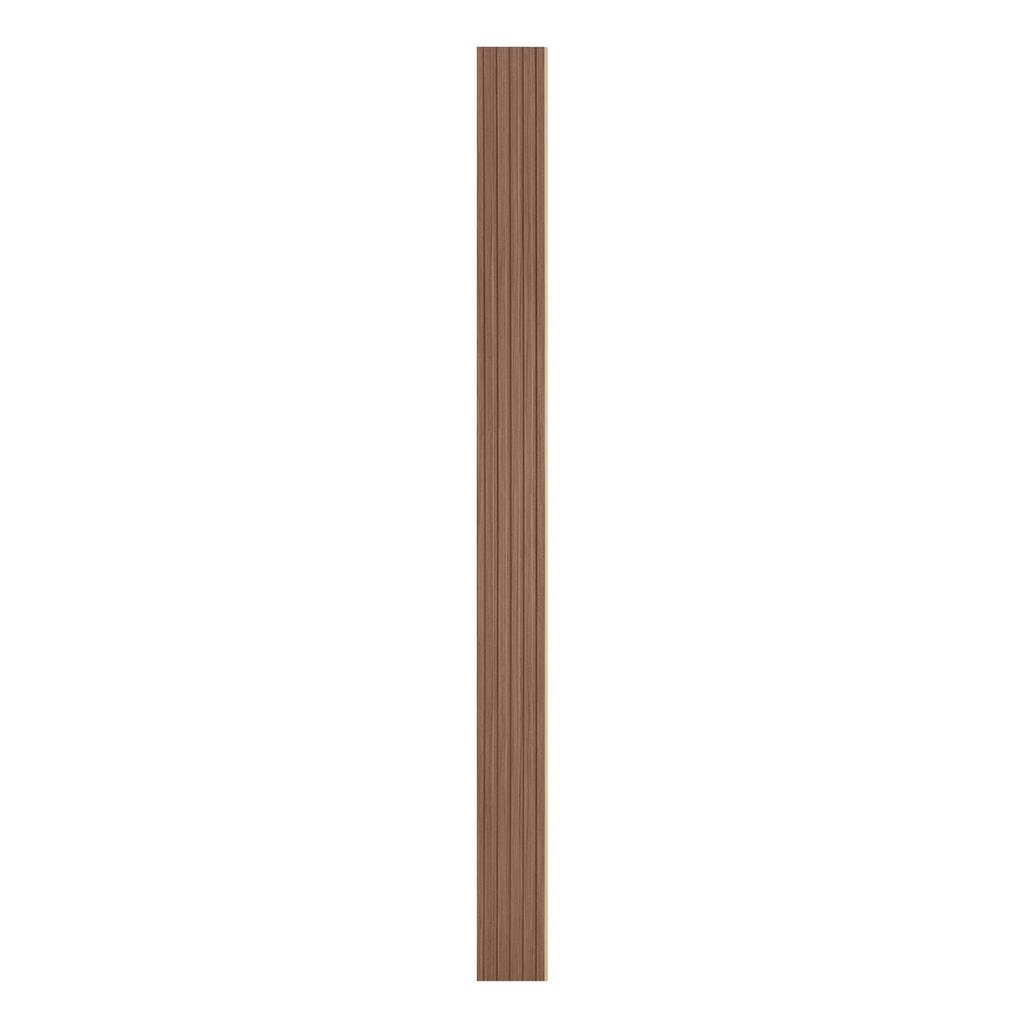 Wood Slat Acoustic Panels 8 PCS 96 X 6 Inch WPC for Modern Wall Grey Oak