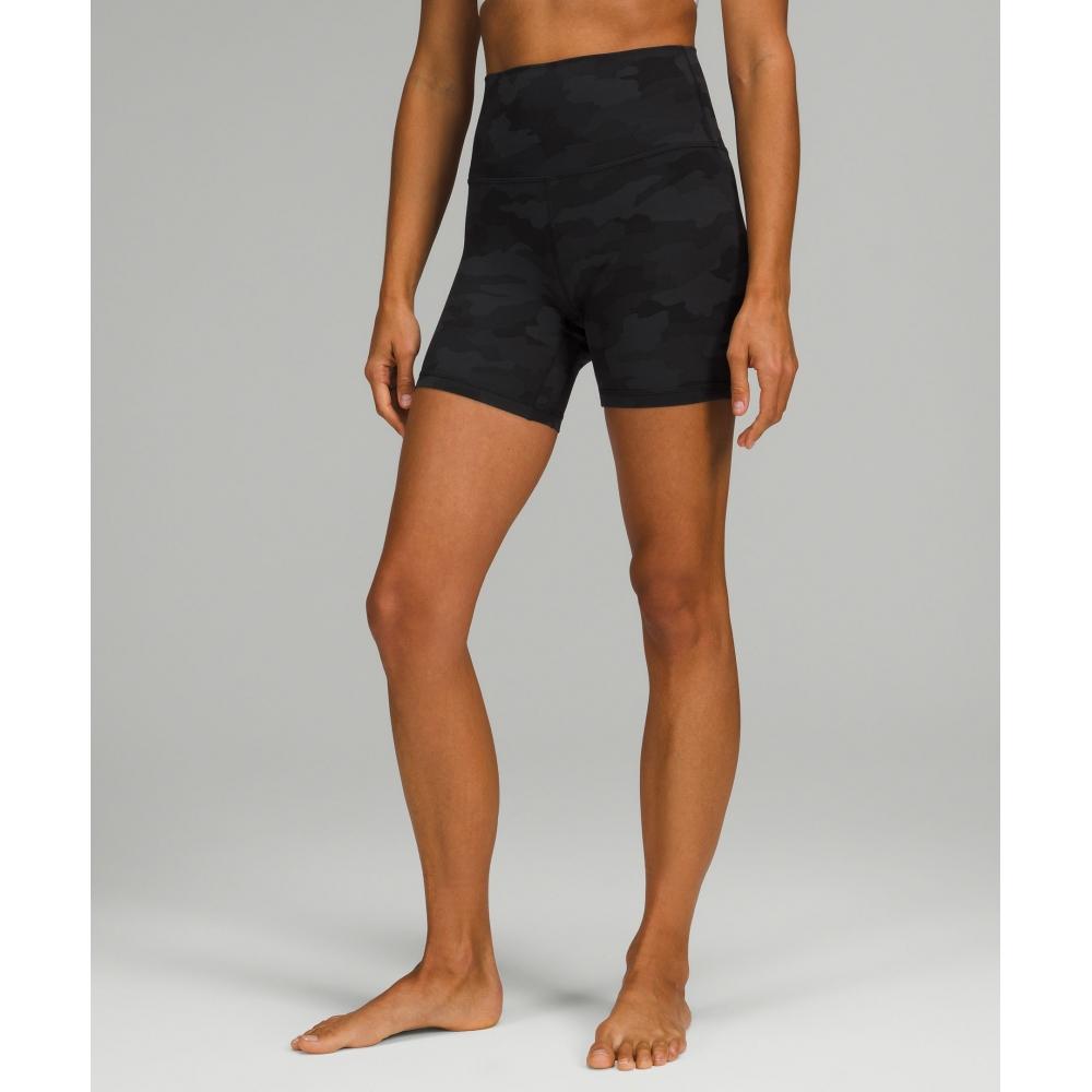 

Lululemon Align High Rise Short 6 Heritage 365 Camo Deep Coal Multi 14/6