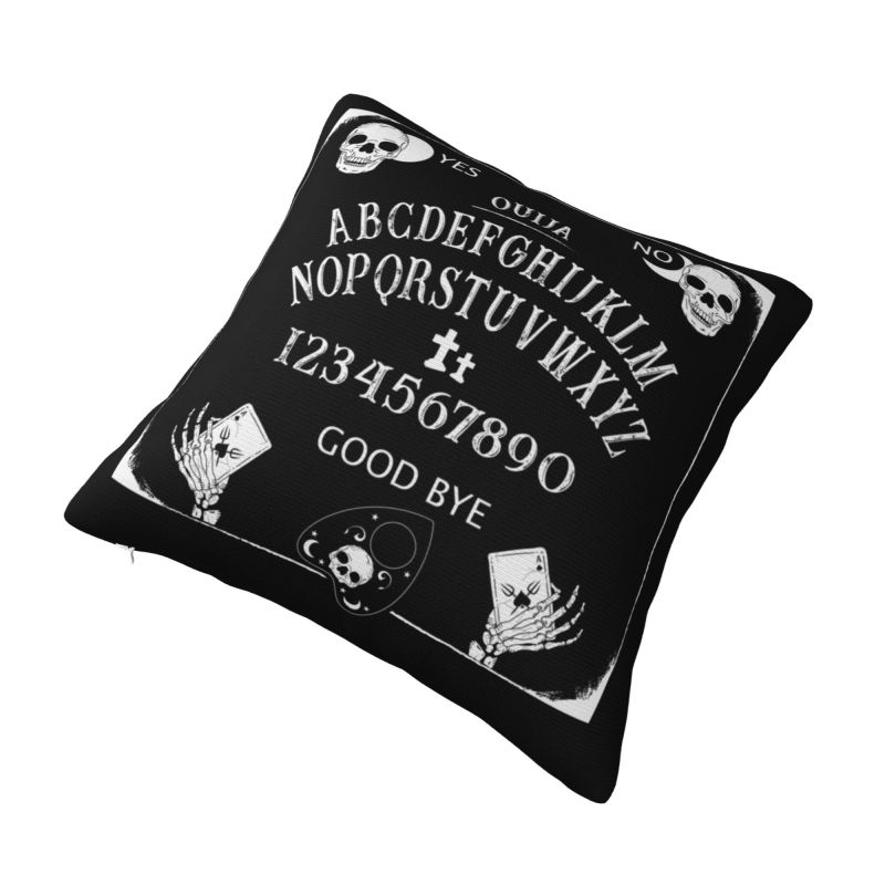Ouija Spirit Board Pouzdro na polštář Pohovka Halloween čarodějnictví Okultní severský povlak na polštář čtvercový povlak na polštář