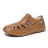 Large Size Summer Handmade Vintage Roman Sandals Soft Sole Mom Shoes Velcro Casual Sports Sandals Foreign Trade