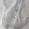 Summer Retro Embroidered Puff Sleeve A-line White Dress