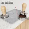 1PCS 25x20cm Silicone Coffee Tamping Mat For Home Coffee Shop Espresso Machine Non Slip Base Portafilter Holder Pad Accessories