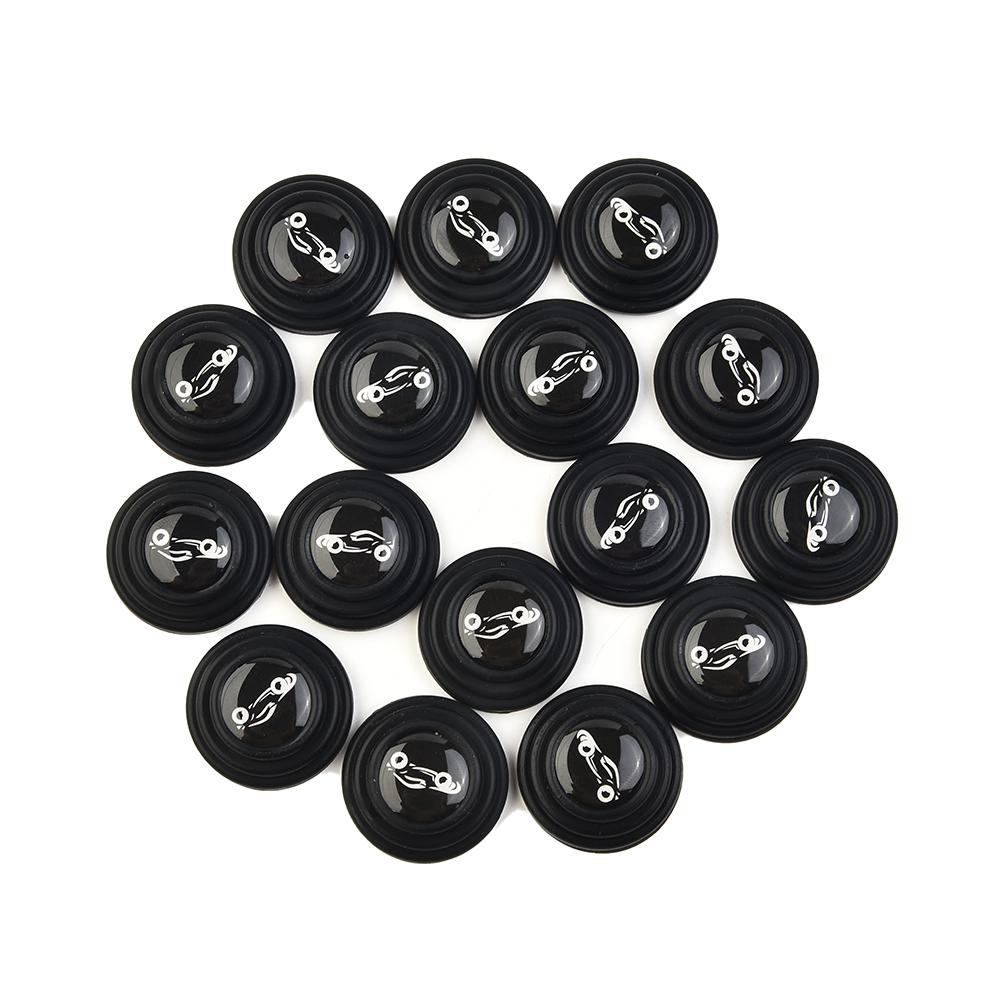 16pcs Car Door Shock-Absorbing And Silent Gasket Shock-Proof Pads Accessories Effectively Protect The Edge Of The Car Door