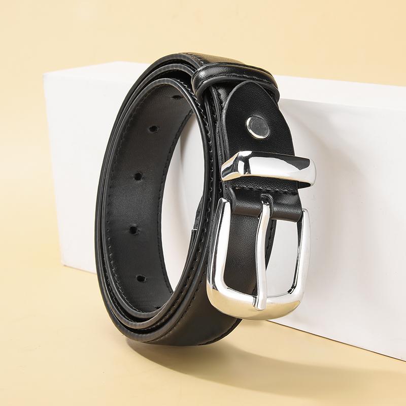Fashion Women's Alloy Pin Buckle Belt Simple Jacket Dress Belt Accessories New Design Women's Birthday Gifts