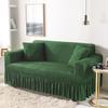 High Elastic Bubble Grid Sofa Cover 1/2/3/4 with Skirt Hem Universal Stretch Couch Protector for Home Living Room Pet Anti Dirt
