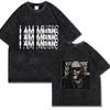 Wyprać Vintage Playboi Carti I Am Music Logo Koszulka Graficzna