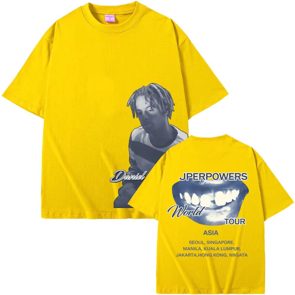 T-shirt da concerto Rapper Daniel Caesar Never Enough World Tour Uomo Donna Hip Hop Moda Pop Musica Magliette Abbigliamento Leggero Traspirante e Comodo