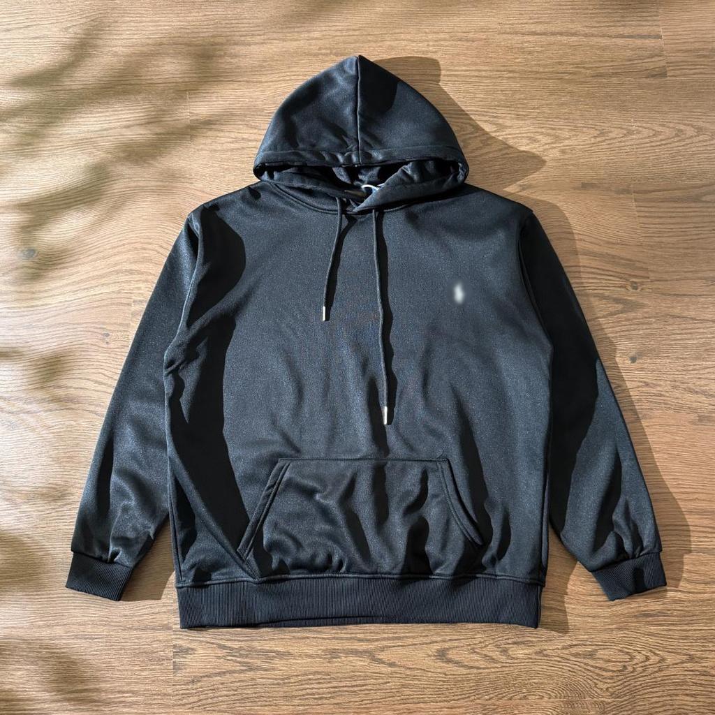 Unisex Klasyczna Bluza z Kapturem Polo RL z Haftem do Noszenia na Zewnątrz na Co Dzień