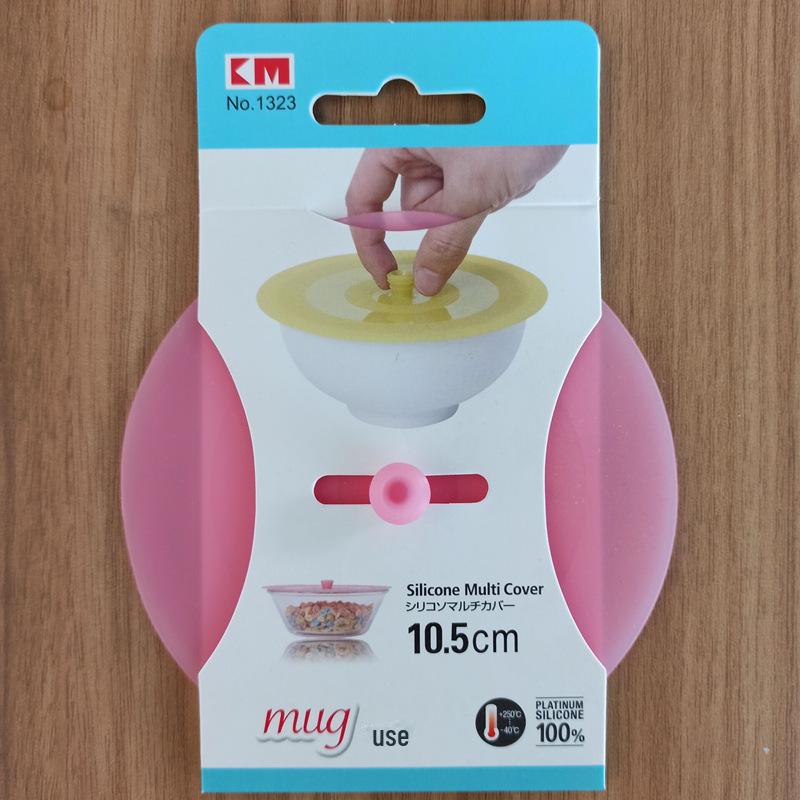 

Крышка KM Silicone из японского пищевого силикона с герметичной крышкой — универсальная крышка для сохранения свежести мисок и остатков еды Color Random Delivery