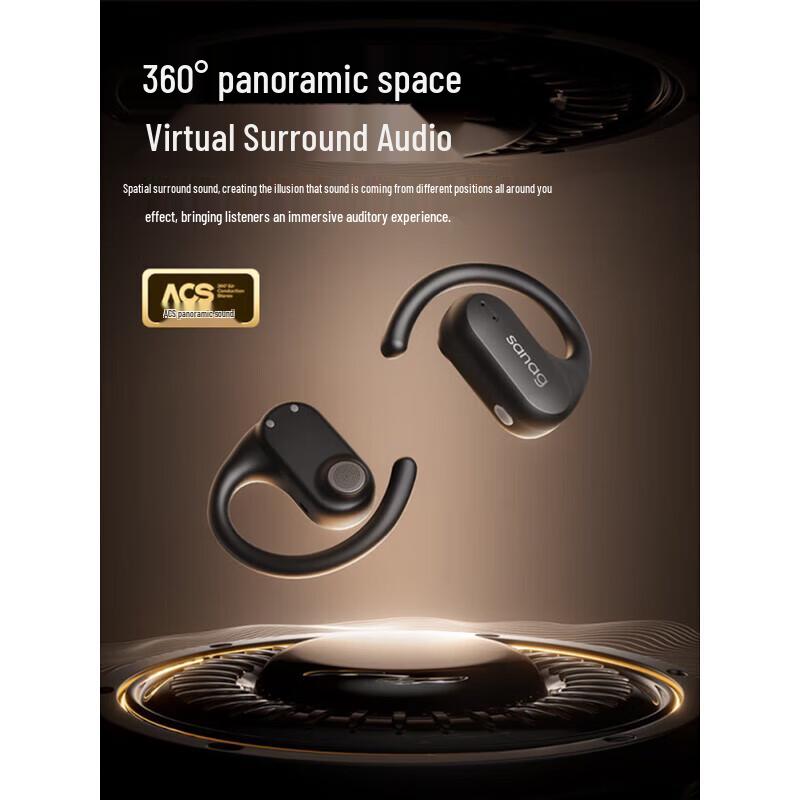SANAG Z7Pro Open-Ear Bone Conduction Bluetooth Sport Earbuds