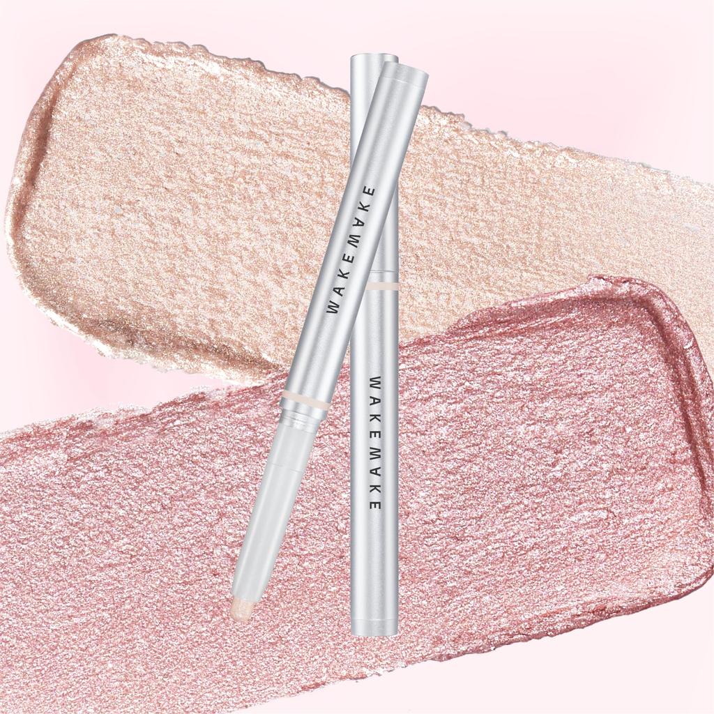 wakemake Glitz Longwear Stick Shadow 01 Silhouette Korean 0.45g, Under-Eye Shadow, Glitter, Cosmetics, Long-Lasting, Long-Lasting