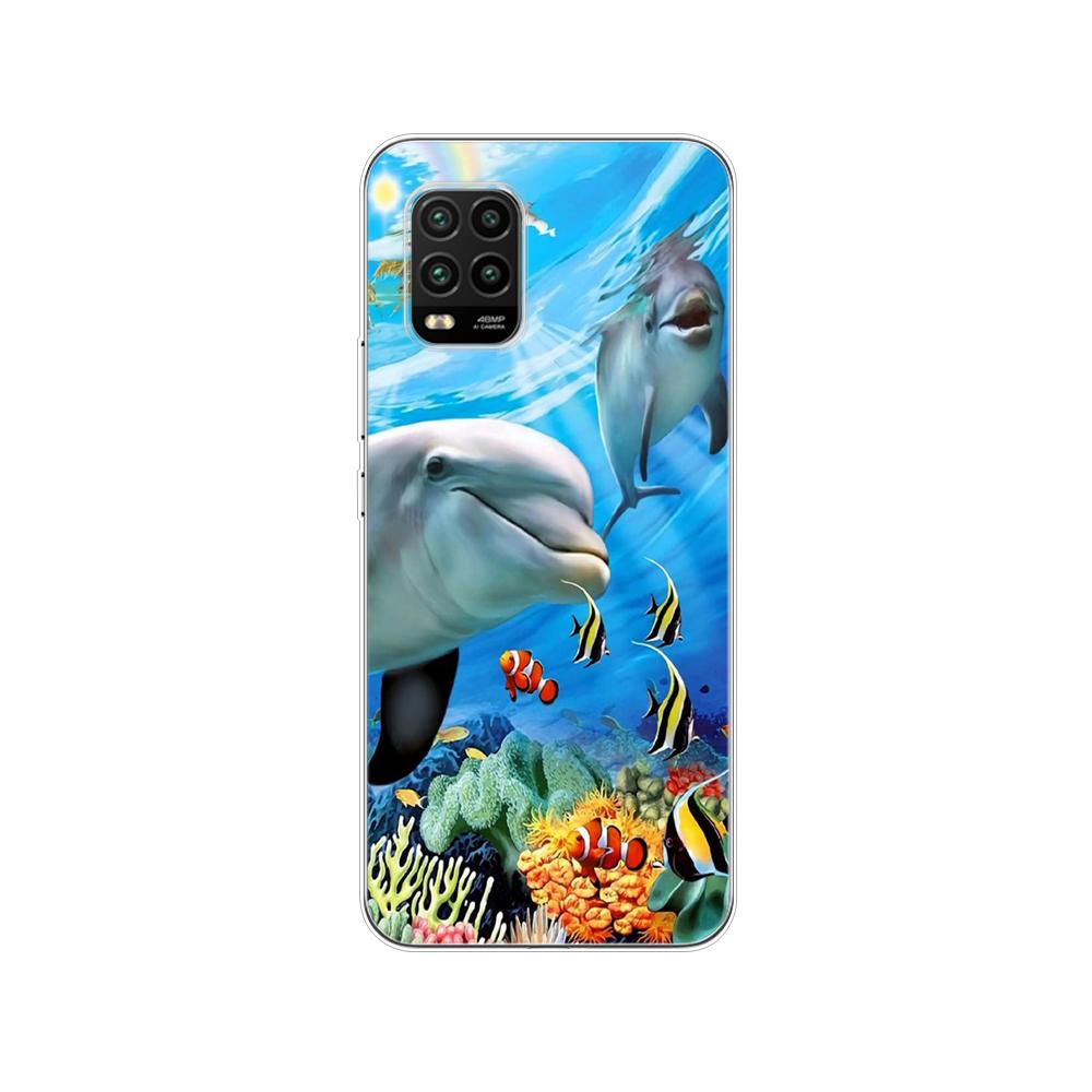 For Xiaomi Mi 10 Lite Case 6.57" Soft Silicon Tpu Cover For Xiaomi Mi 10Lite 5G Mi10Lite Phone Back Shell Bumper Funda