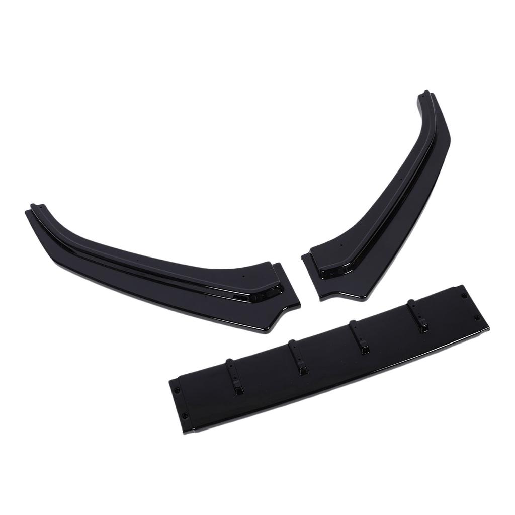 3pcs Front Bumper Lip Splitter Spoiler Body Kit Improve Aerodynamics Bumper Lip Diffuser Replacement for MK5 6R 2010