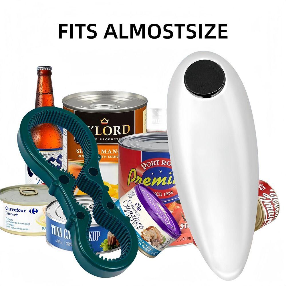 Portable Electric Can Opener Safety One Touch  Jar Bottle Opener Hand Free Can Opener  Chef
