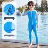 Youyou Boys' Two-Piece Long Sleeve Long Pants Swimwear Set - 2026 New Style for Kids