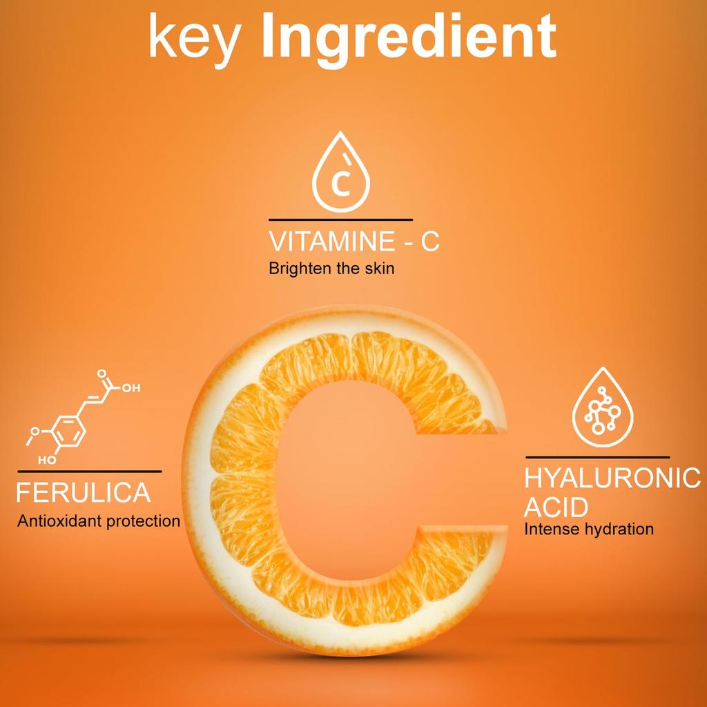 MNT 15% Vitamin C Face Serum with 0.5% Ferulic Acid for Glowing Skin I Brightens & Illuminates Skin I For Men & Women I 30 ml