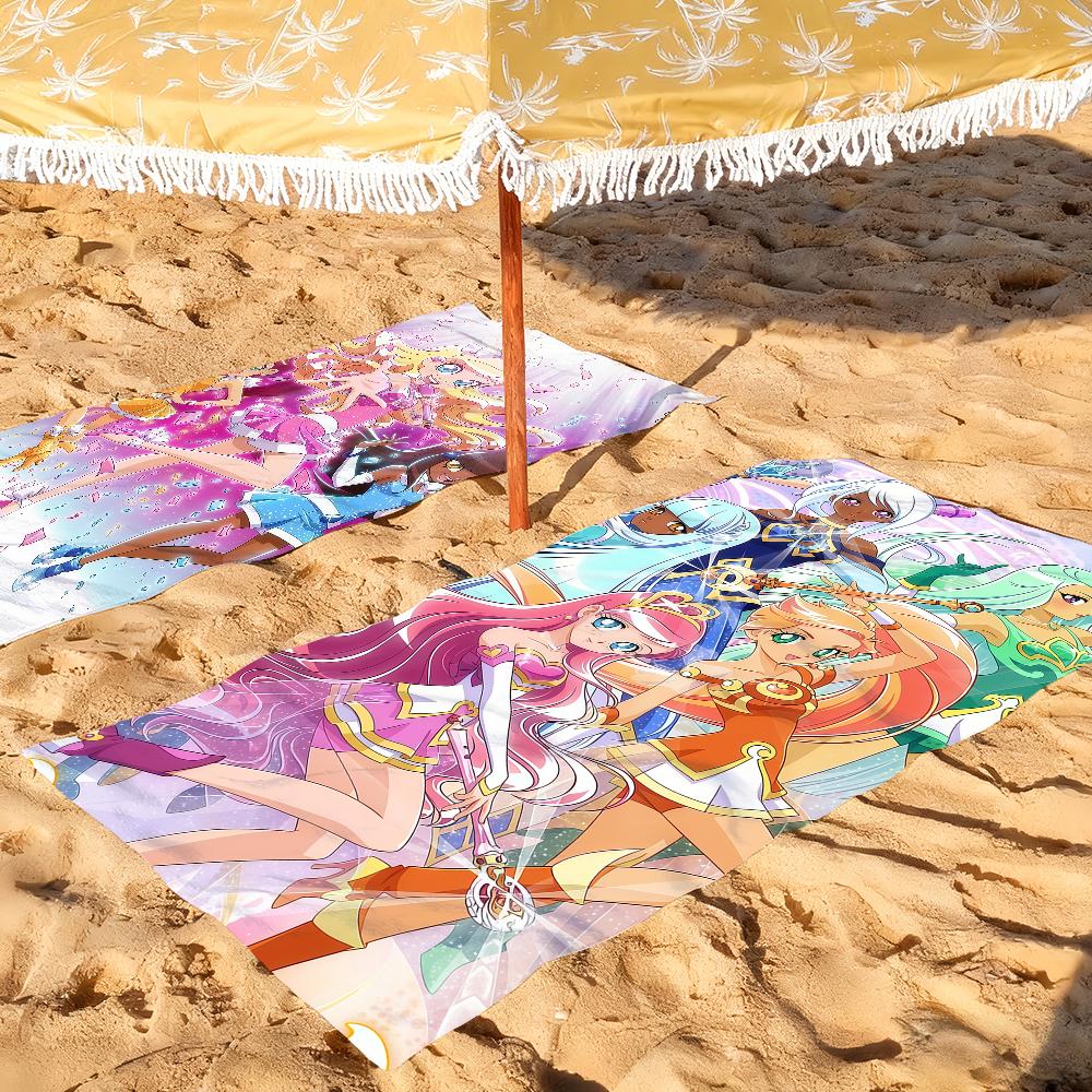 Cartoon Fashion L-loliRock Beach Towel For Beaches Yoga Studios Gyms Hot Springs Swimming Pools And Picnics