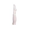 Tie hole knee socks (white)