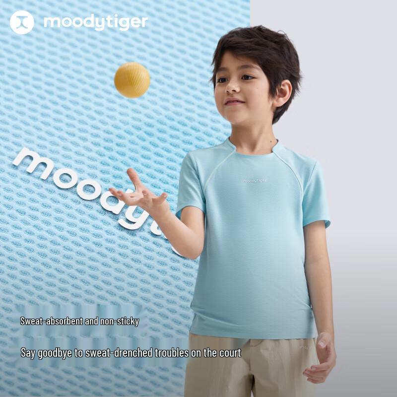 Moodytiger Boys  Golf Series Moisture-Wicking Short-Sleeve T-Shirt 150