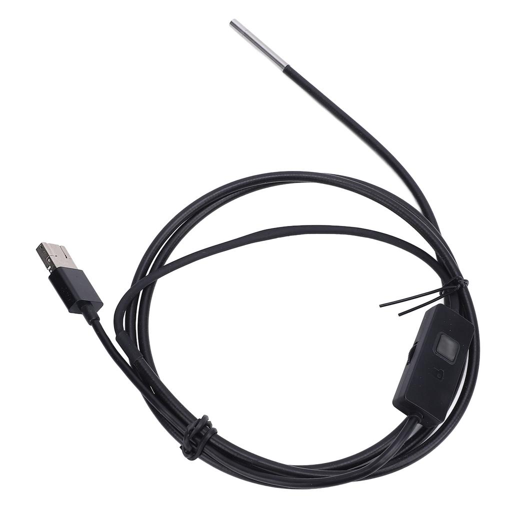 USB Endoscope Water Proof TYPE C Camera 6 Adjustable LED Lights HD Industrial Borescope 3.9mm 1m 3 8cm Depth of Field