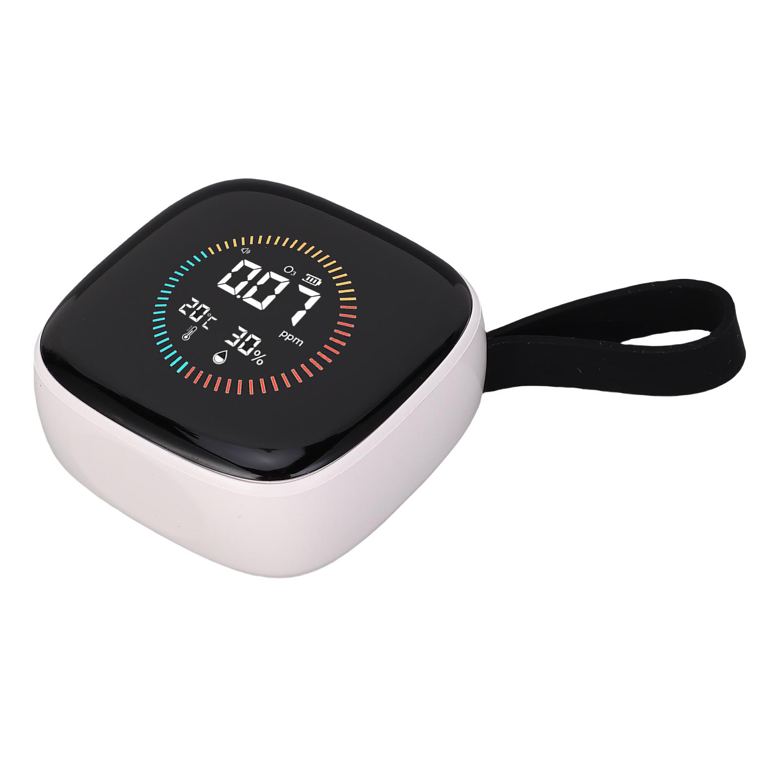 

3 в 1 Измеритель температуры, влажности и O3 0 50PPM ЖК-дисплей Портативный тестер O3 со шнурком для дома, путешествий, кемпинга, пикника