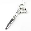 Napson 6.0" Full Star Hairdressing Scissors - Professional Straight Shears for Barbers