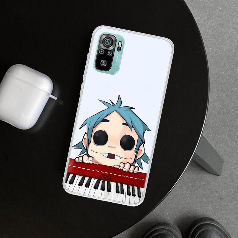 Gorillaz Anime Phone Case Cover for Xiaomi Redmi Note 15 14 13 12 11 Pro Plus 14S 12S 11S 11T 11E 10S 10 Customized Fundas Redmi