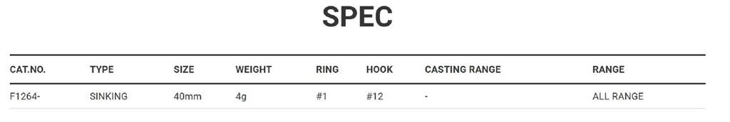 Yo Zuri Duel Hardcore Trout Bottom Skip 40S Sinking Lure F1264-MYM (8419)