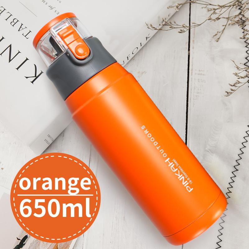 650ML termohrnek z nerezové oceli vakuové baňky Sportovní izolační hrnek Venkovní Láhve na vodu termoska na kávu