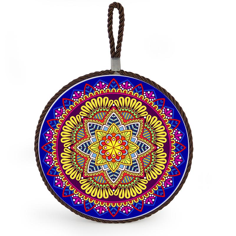 New Chinese Style Daily Dining Placemat Coaster Casserole Bowl Tableware Mat for Kitchen