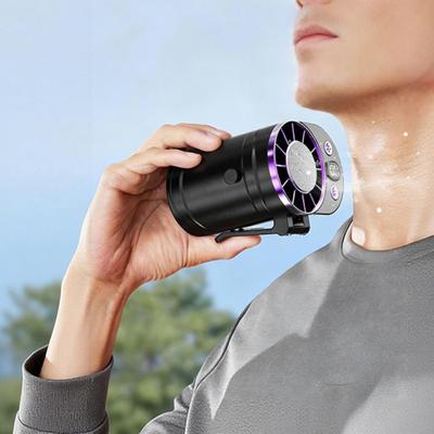 Portable Waist Clip Cooling Fan Speed Adjustable Fast Cooling USB Rechargeable Fan Low Noise Personal Air Conditioner for Outdoor Office Travel