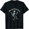 Men Clothing Social Distortion Winged Wheel TShirt Ball and Chain Mens Tshirt Street Hip Hop Style Tees Loose Tops Streetwear