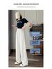 Women's Satin High-Waisted Acetate Wide-Leg Pants - Sun Protection Cool Ice Silk Drape for Short People