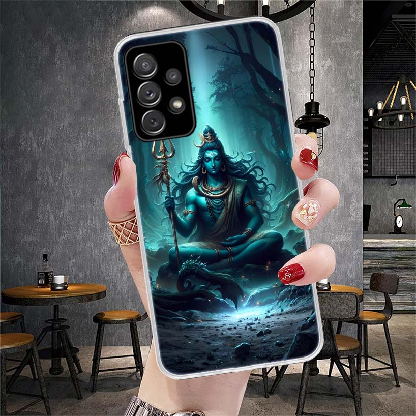 Lord Shiva Hindu God Buddha India Soft Phone Case For Samsung Galaxy S22 S23 S24 S25 Edge S26 Ultra S20 FE S21 Plus + Fundas Coq
