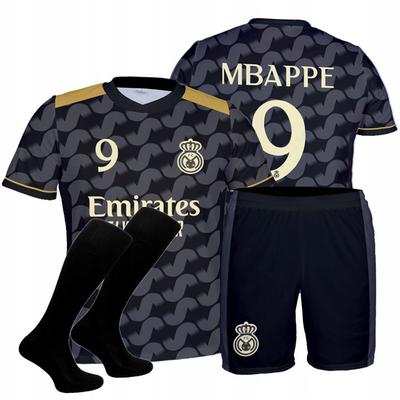 MBAPPE Black Football Kit FAN SET SHIRT SHORTS MBAPPE Kit 128 Football Black FAN SET SHIRT SHORTS SOCKS