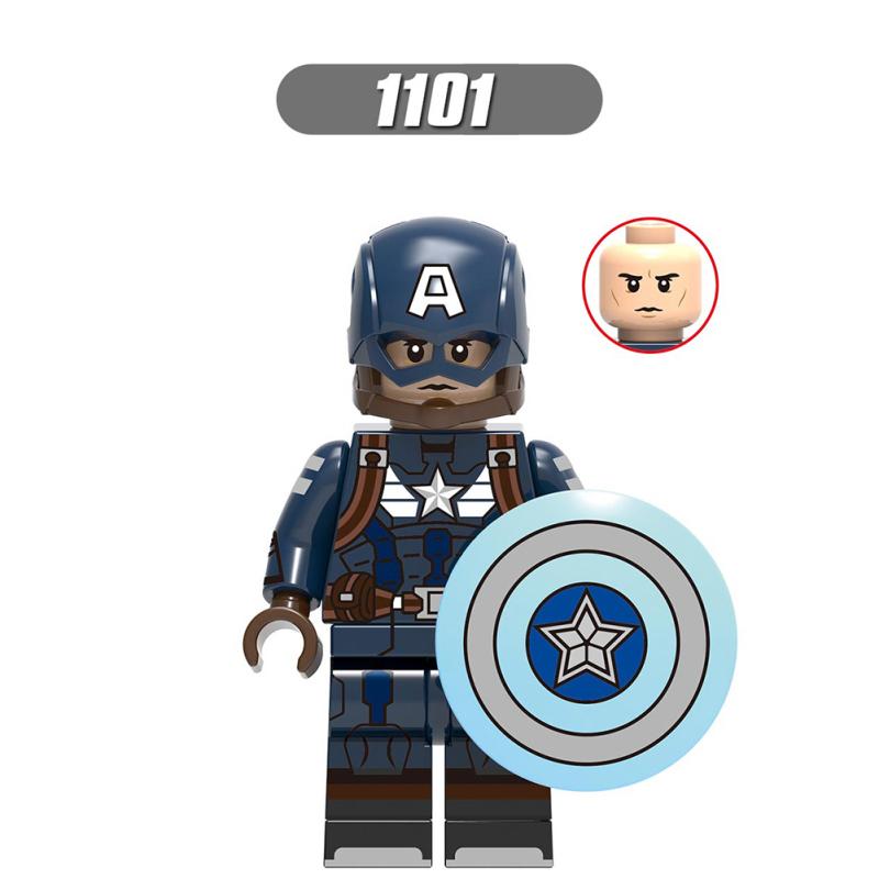 Lego Stavebnice Hračky Série Kapitán Amerika Minifigurky Model Steve Rogers Vzdělávací Hračky