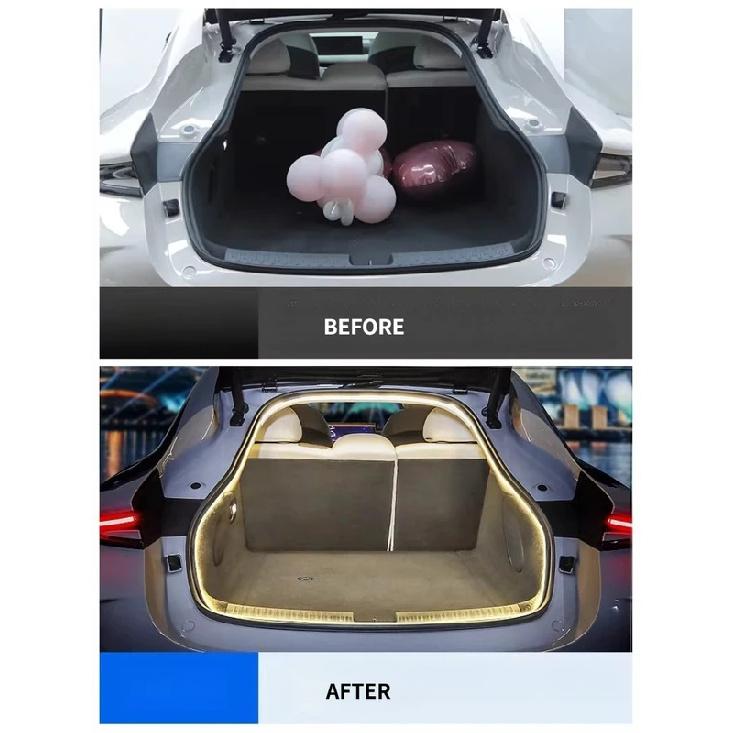 For MG IM5 IM L6 2025 2026 Customized Trunk Lights Flexible Brighten LED Strip Waterproof Silicone Camping Car Decorative Light
