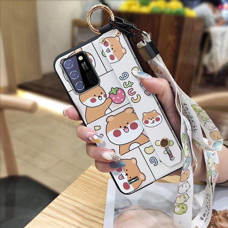 Shockproof Anti-dust Phone Case For Oukitel C25 Soft case Phone Holder Ring Anti-knock Waterproof Fashion Design Cute