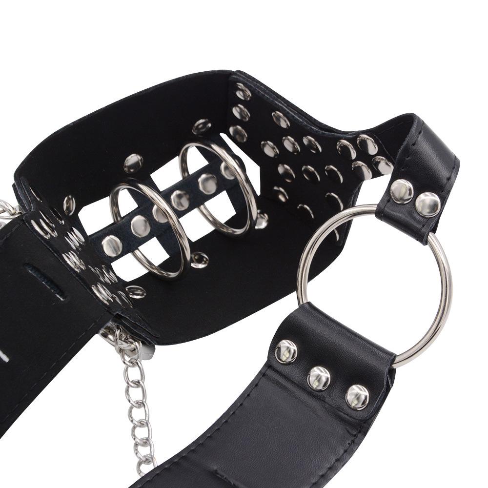 Chastity Locks for Men Wearing Underwear Male Slave Lower Body Training Gay Sex Toys BDSM PU Leather Harness