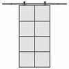 VidaXL Sliding Door and Hardware Kit 102.5x205cm ESG Glass, Sliding Door On Rail, Sliding Door 3332904