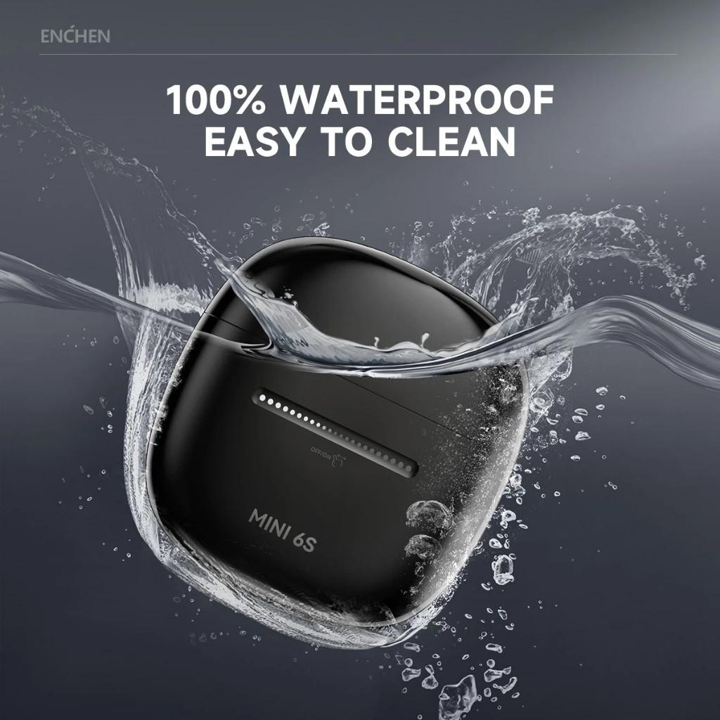Xiaomi ENCHEN Mini 6S מכונת גילוח חשמלית מיני נסיעות מכונת גילוח לזקן ראש חותך מגנטי מכונת גילוח לגבר
