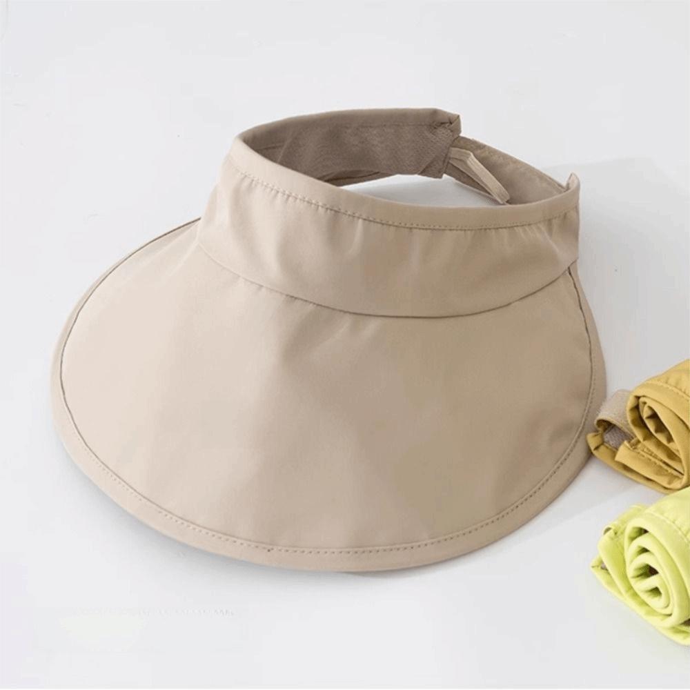 Breathable Large Brim Sun Hat UV Protection Empty Top Hat Creative Woman's Sunshade Hat Travel