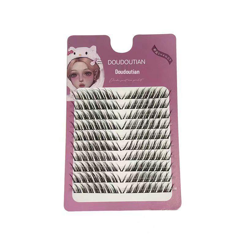 Doudoutian Enhanced Volume Wide-Stem Mixed Fur Devil Fox False Eyelashes