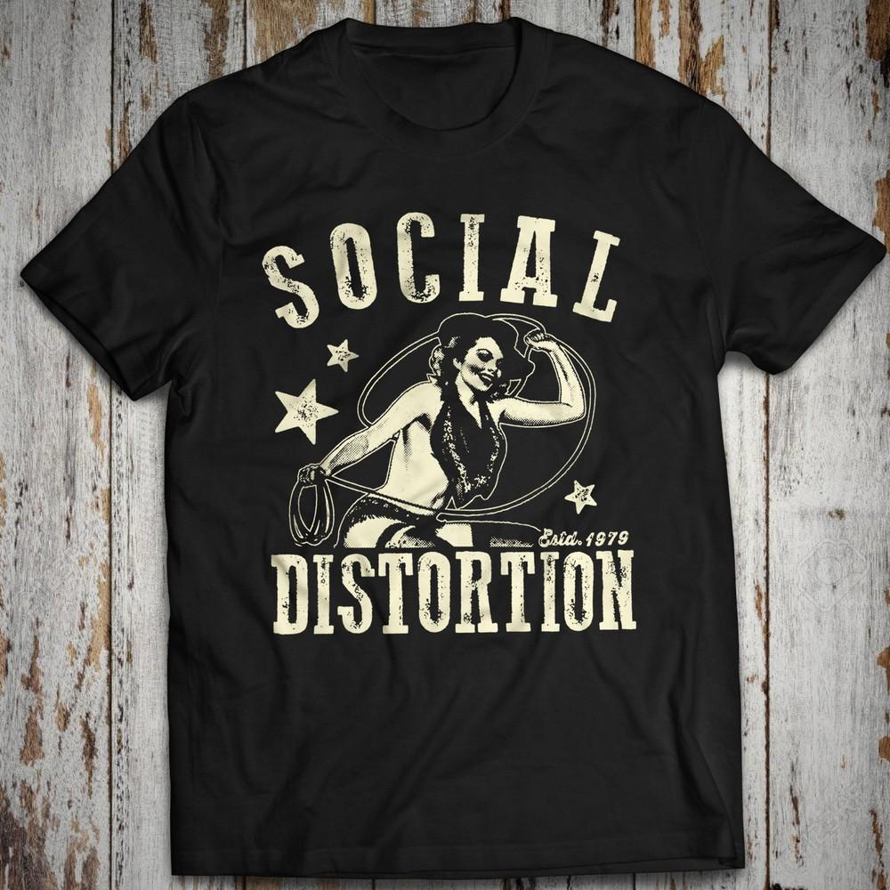 

Cotton S-5XL T-Shirt Social Distortion Rock Live Tour Tee Mike Ness Unisex T-Shirt M