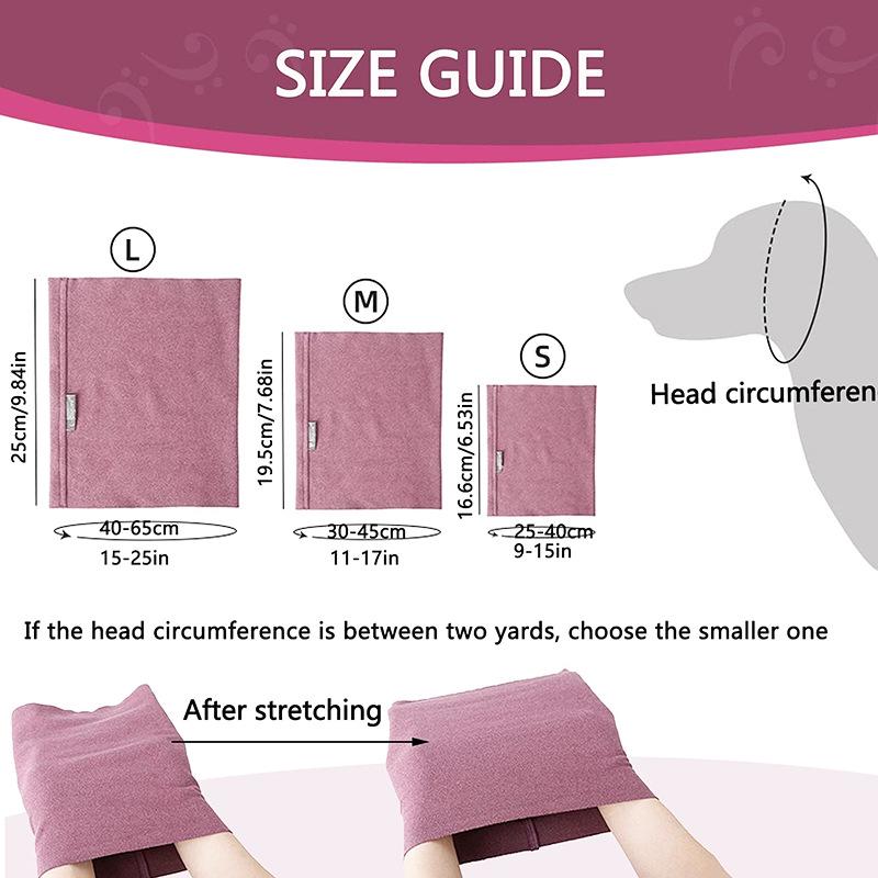 Haustier Ohrenschützer & Schal Set: Weich, Warm, Geräuschreduzierend, Angstlinderung für Katzen & Hunde