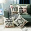 New Red Christmas Pillow Case Christmas Red Sofa Living Room Pillow Case Home New Style