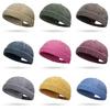 2026 1Pz Cappello a falda larga, uomo retrò, regolabile, da proprietario, cappello da banchina, multiuso, cappello senza visiera, streetwear, cappello a cupola, cappello hip-hop